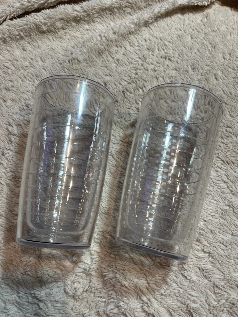 Tervis 16 ounce Clear Double-Walled Insulated Tumblers - Set of 2